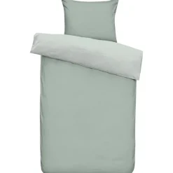Leen Bakker Dekbedovertrek Jens - groen - 140x200/220 cm Online