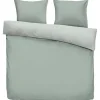 Leen Bakker Dekbedovertrek Jens - groen - 240x200/220 cm Sale