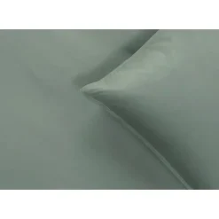 Leen Bakker Dekbedovertrek Jorrit effen - groen - 200x200/220 cm Hot