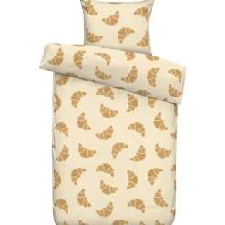 Leen Bakker Dekbedovertrek Jur - oranje - 140x200/220 cm Best