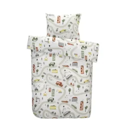 Leen Bakker Dekbedovertrek Luuk - multicolour - 140x200 cm