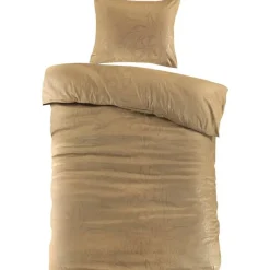 Leen Bakker Dekbedovertrek Mason - oker - 140x220 cm Discount