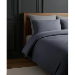 Sleeptime Dekbedovertrek Milano 240x220 – Fluweelzacht Uni Design – Antraciet