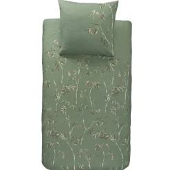 Leen Bakker Dekbedovertrek Muriel - groen - 140x200/220 cm Best