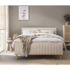 Leen Bakker Dekbedovertrek Naomi paardenbloem - beige - 140x220/250 cm Discount