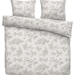 Leen Bakker Dekbedovertrek Noalyn - off-white/taupe - 240x200/220 cm New