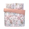 Leen Bakker Dekbedovertrek Nova bloemen - wit/roze - 240x200/220 cm Hot