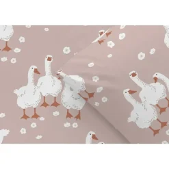 Leen Bakker Dekbedovertrek Noya - roze - 140x200 cm New