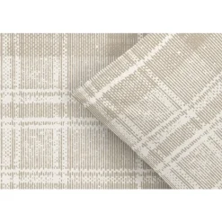 Leen Bakker Dekbedovertrek Philip - zand/taupe - 200x200/220 cm Discount