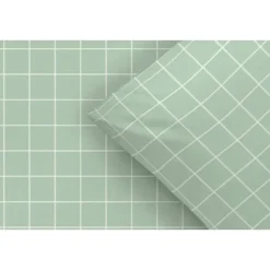 Leen Bakker Dekbedovertrek Simon - groen - 240x220 cm Outlet