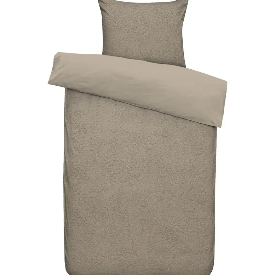 Byrklund Dekbedovertrek Teddy Favorite Fuzzle - bruin- 140x220 cm Online