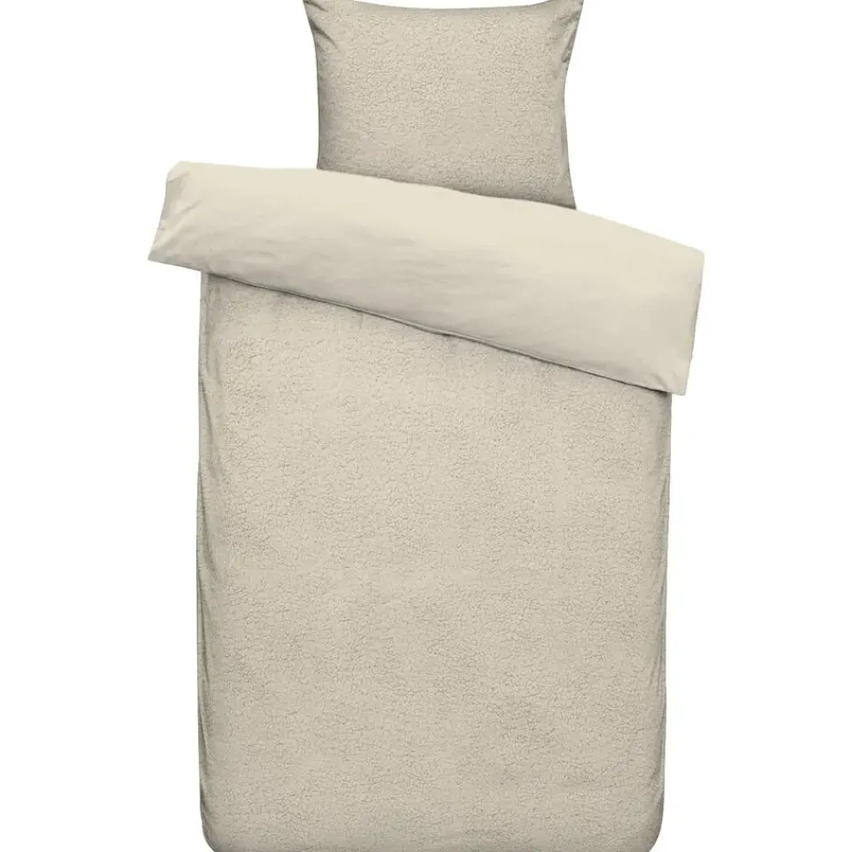 Byrklund Dekbedovertrek Teddy Favorite Fuzzle - taupe - 140x220 cm Online