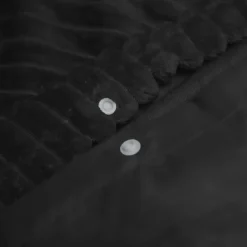 Sleeptime Dekbedovertrek Teddy Rib 240x220 – Fluweelzacht & Knus Design - Zwart Sale