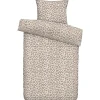 Leen Bakker Dekbedovertrek Tobias - zand/taupe - 140x200/220 cm Discount
