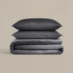 Sleeptime Dekbedovertrek Velvet Cartier 240x220 – Fluweelzacht Uni Design – Antraciet Discount