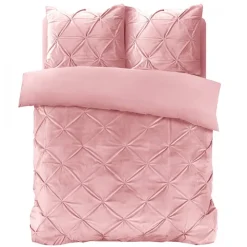Sleeptime Dekbedovertrek Velvet 200x220 – Fluweelzacht & Luxe Pintuck Design Discount
