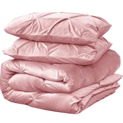Sleeptime Dekbedovertrek Velvet 200x220 – Fluweelzacht & Luxe Pintuck Design Discount