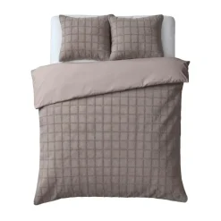 Sleeptime Dekbedovertrek 240x220 – Furry Check Design & Zacht Warm Fleece Online