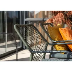 Garden Impressions 5-delige tuinset Dido stoel mosgroen -Rimini tafel- Clearance