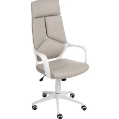 Leen Bakker DELIGHT - Bureaustoel - Taupe - Kunstleer Discount