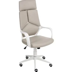 Leen Bakker DELIGHT - Bureaustoel - Taupe - Kunstleer Discount