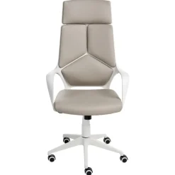 Leen Bakker DELIGHT - Bureaustoel - Taupe - Kunstleer Discount