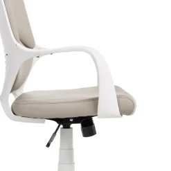 Leen Bakker DELIGHT - Bureaustoel - Taupe - Kunstleer Discount