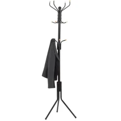 ACAZA Design Kapstok - 12 Haken - Staande kapstok - 182 cm - Zwart Outlet