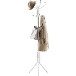 ACAZA Design Kapstok met 12 Haken - Perfect in een Inkom hal - 182 cm - Wit