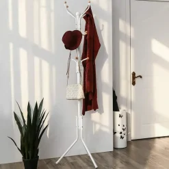 ACAZA Design Kapstok met 12 Haken - Perfect in een Inkom hal - 182 cm - Wit