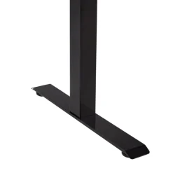 Leen Bakker DESTINES - Elektr bureau - Zwart/Lichtbruin - 120 x 60 cm - Vezelplaat Sale