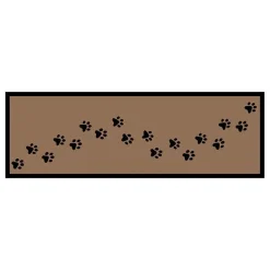 Vica International Deurmat Paw Print beige - 50x150 cm Sale