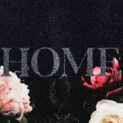 Vica International Deurmat Pink Roses antraciet - 66x120 cm New