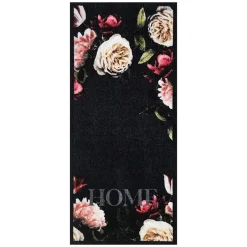 Vica International Deurmat Pink Roses antraciet - 66x150 cm Best