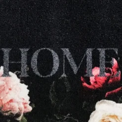 Vica International Deurmat Pink Roses antraciet - 66x150 cm Best