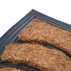 IVOL Deurmat rubber/kokos 40x70 cm - Halfrond Online