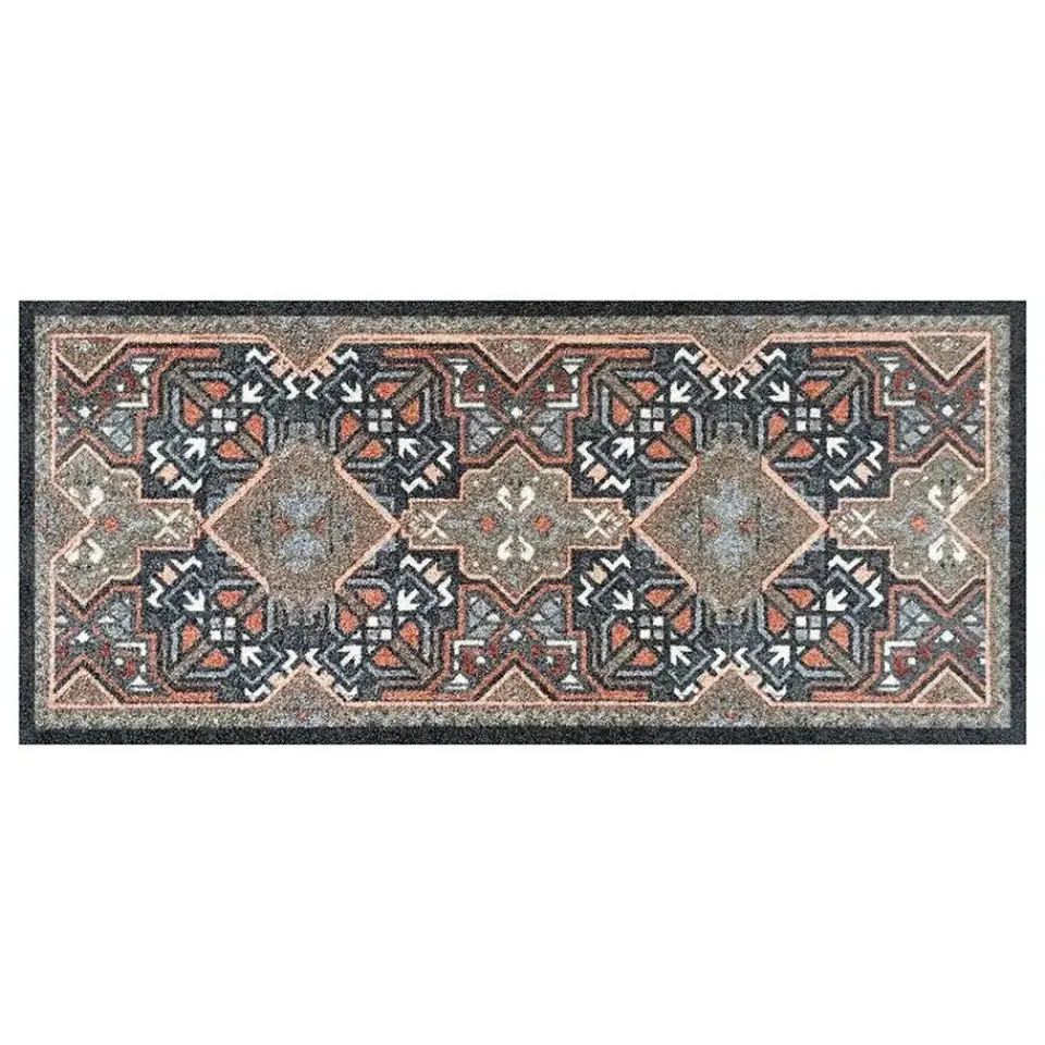 Vica International Deurmat Vintage Boho Kelim antraciet - 66x150 cm