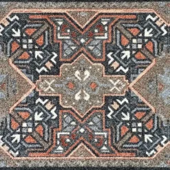 Vica International Deurmat Vintage Boho Kelim antraciet - 66x150 cm