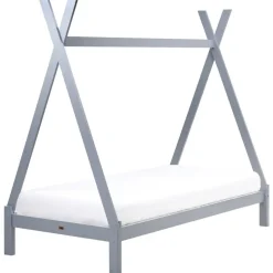 Beliani DEVAY - Kinderbed - Grijs - 90 x 200 cm - Grenenhout Discount