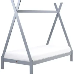 Beliani DEVAY - Kinderbed - Grijs - 90 x 200 cm - Grenenhout Discount