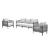 Garden Impressions Diamo loungeset - 3-delig - carbon black - grey sand - valley sand Hot