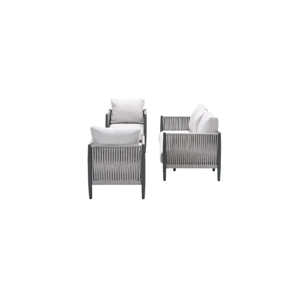 Garden Impressions Diamo loungeset - 3-delig - carbon black - grey sand - valley sand Hot