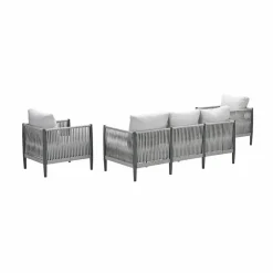 Garden Impressions Diamo loungeset - 3-delig - carbon black - grey sand - valley sand Hot