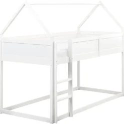 Beliani DIENNE - Kinderbed - Wit - 90 x 200 cm - Dennenhout Discount