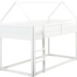 Beliani DIENNE - Kinderbed - Wit - 90 x 200 cm - Dennenhout Discount