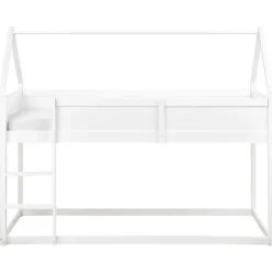 Beliani DIENNE - Kinderbed - Wit - 90 x 200 cm - Dennenhout Discount