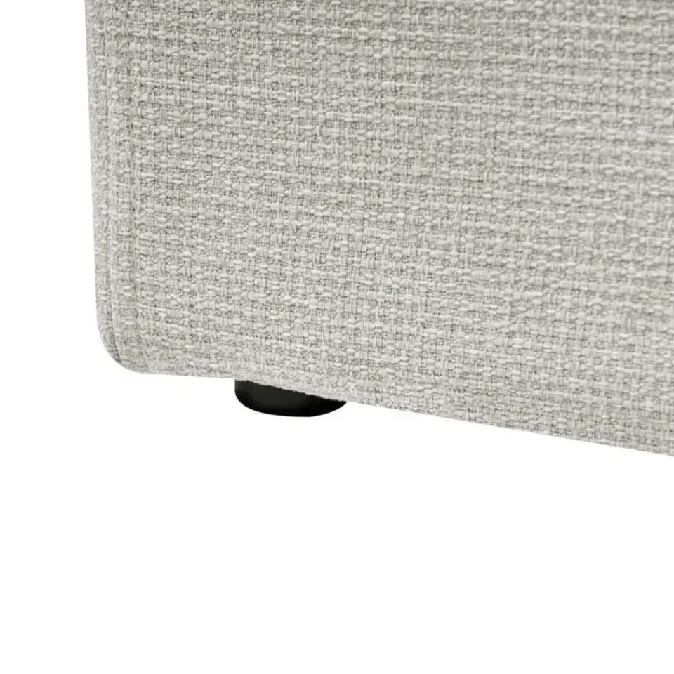 Beliani DINAN - Tweepersoonsbed - Lichtbeige - 140 x 200 cm - Polyester Sale