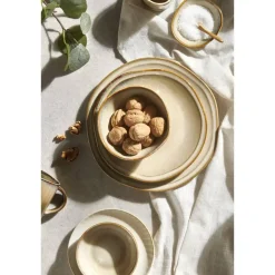 Leen Bakker Dinerbord Anna - beige - stoneware - Ø27 cm Best