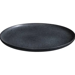 Leen Bakker Dinerbord Liz -zwart - Stoneware - Ø28 cm Online
