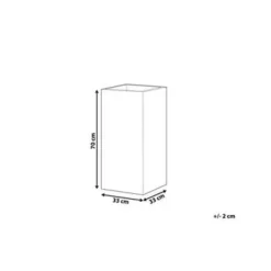 Beliani DION - Bloempot - Lichtbeige - Klei-vezelmengsel Online